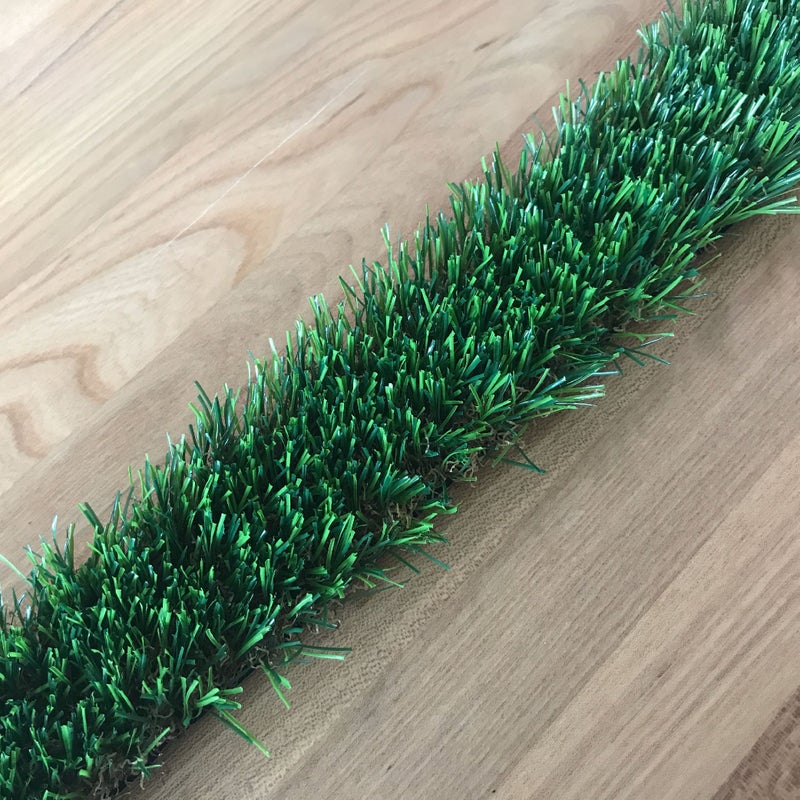 KuGuo Artificial Grass Decoration Strip Indoor/Outdoor DIY Fake Grass (Autumn, Width 2" x Length 48") - Image 1